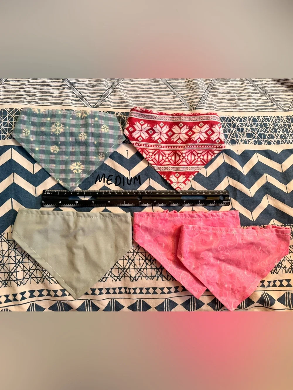 Pet bandanas handmade